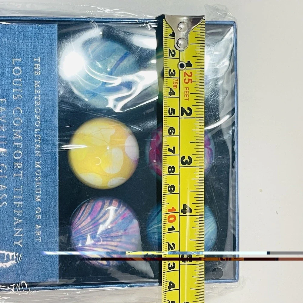 Metropolitan‎ Museum of Art Louis Comfort Tiffany Favrile Glass Magnets Box of 6